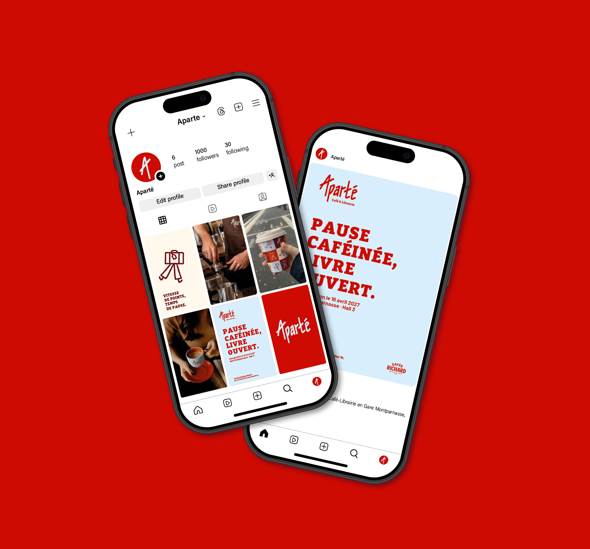 Aparté — déclinaison de l’identité sur les réseaux sociaux