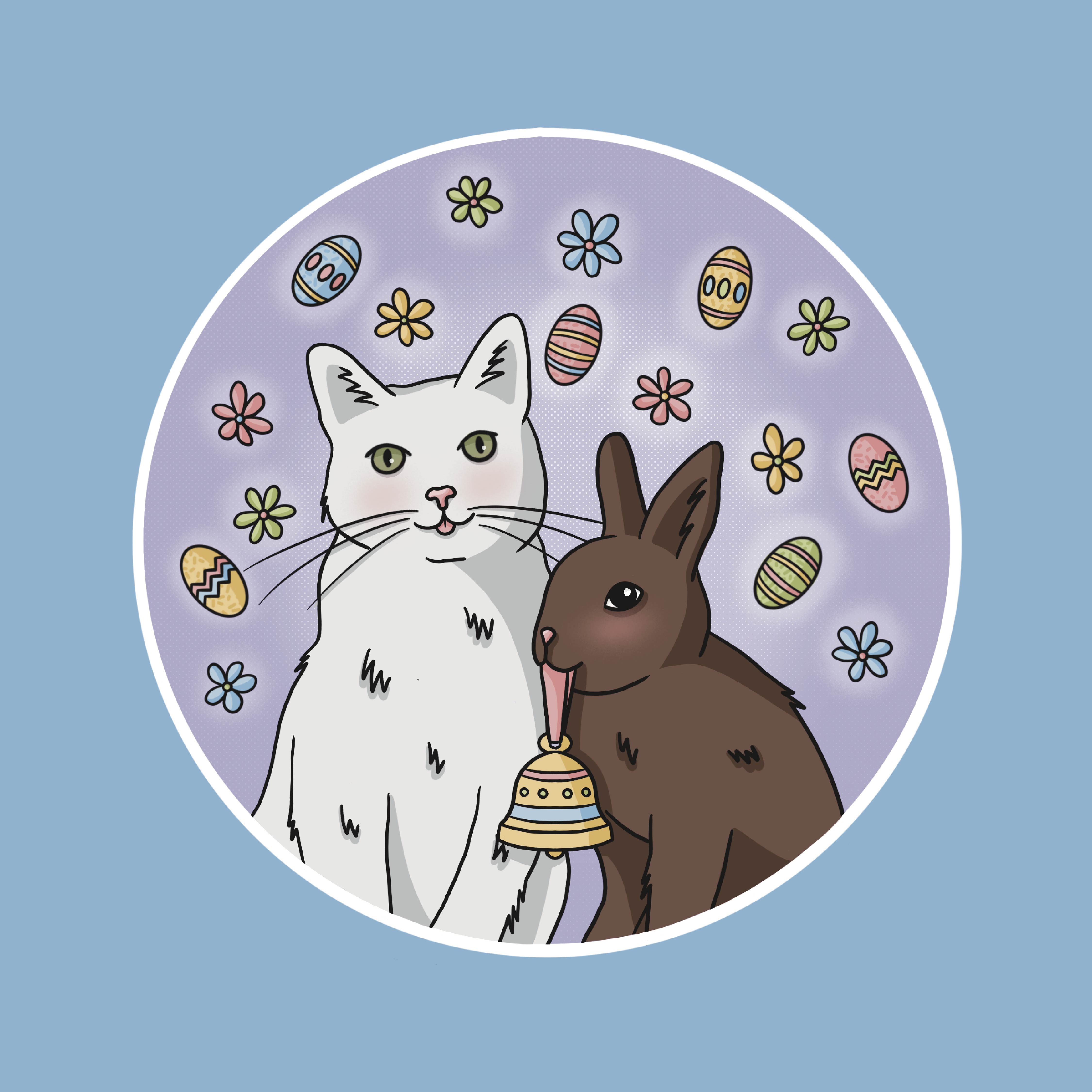 Junianimaux — illustration de Pâques