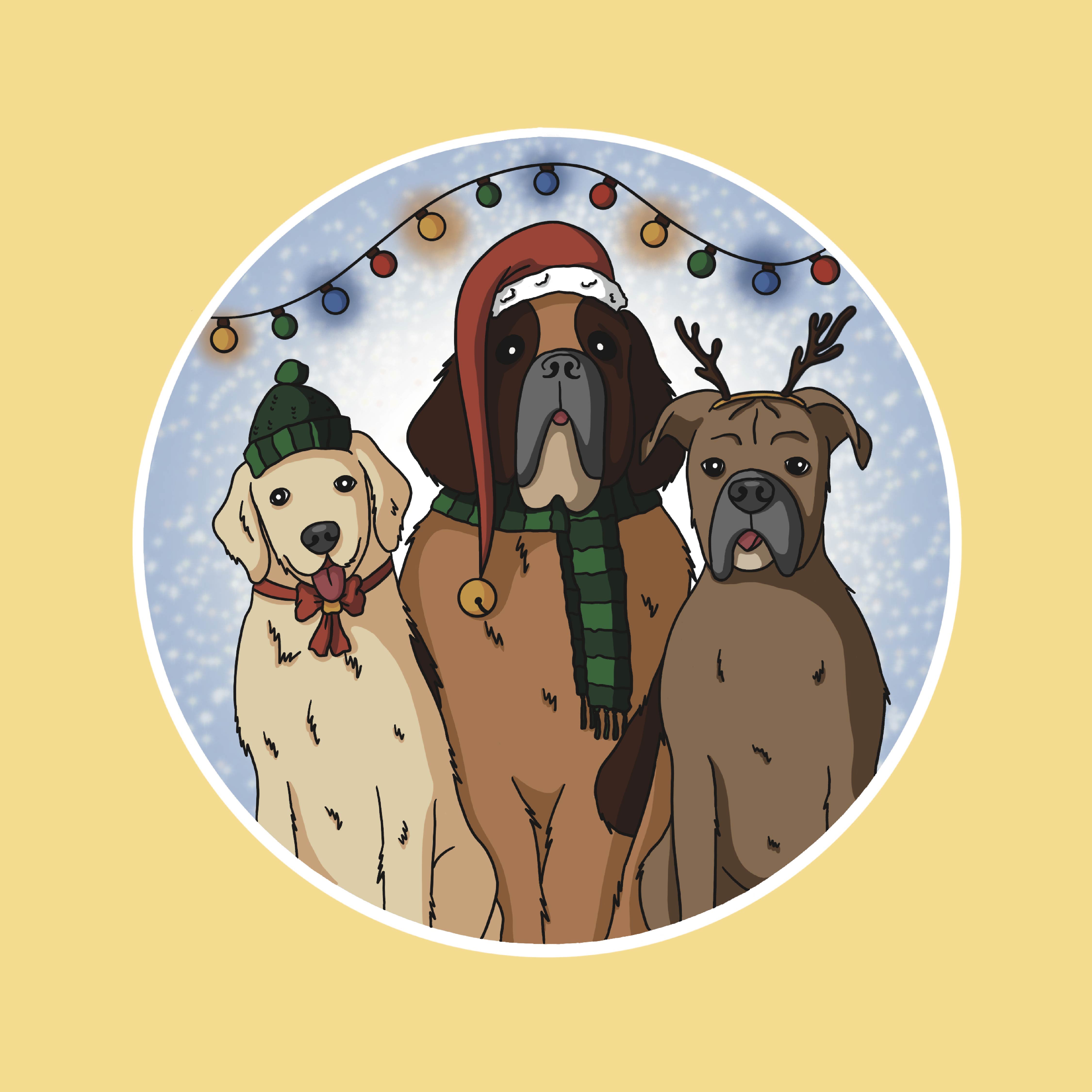 Junianimaux — illustration de Noël