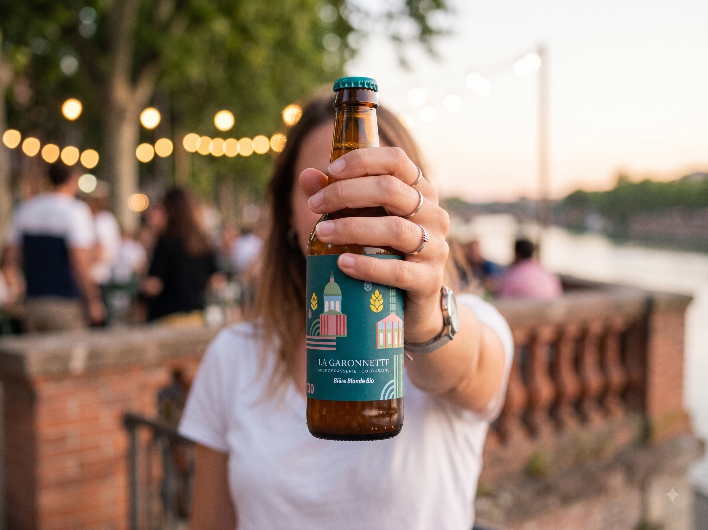 La Garonnette — mise en situation de la bière blonde